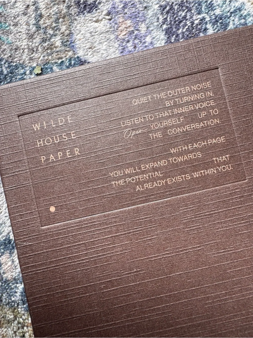 Wilde House Paper Hardcover Journal with Circle Accent